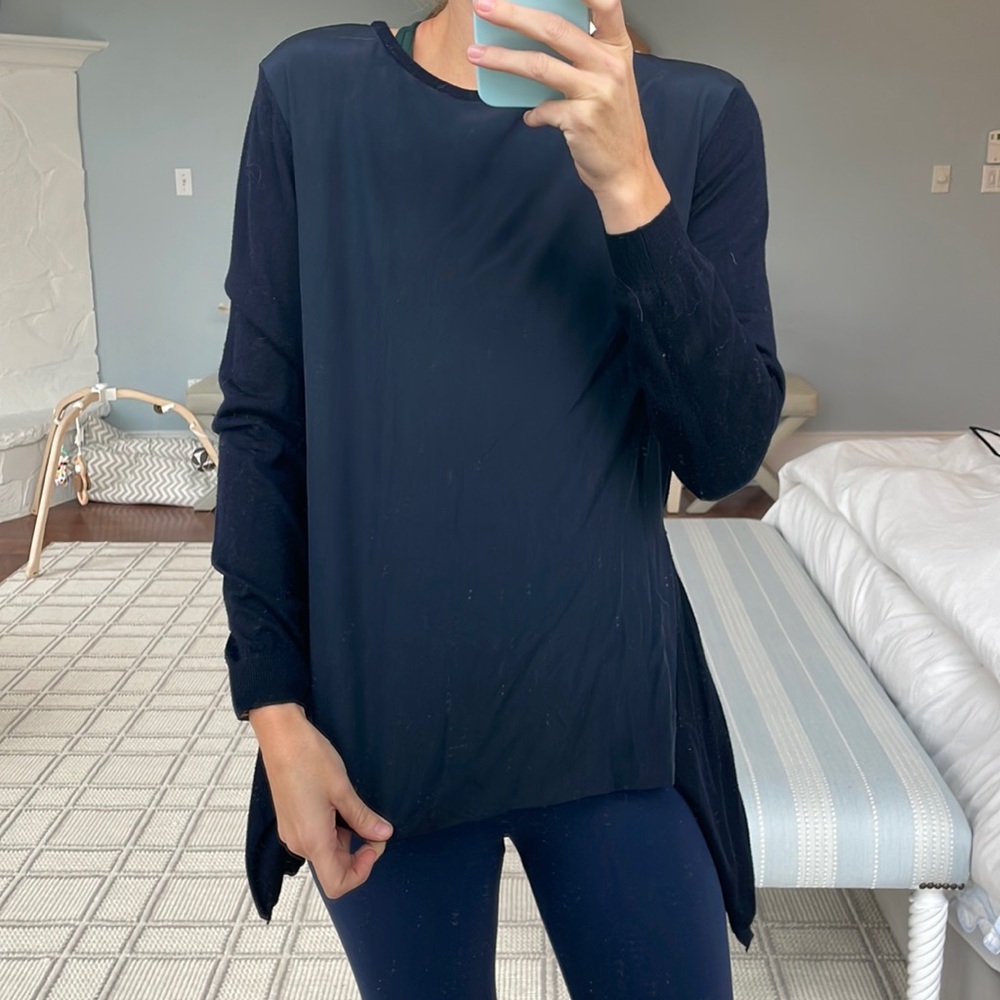 Moschino multi wear navy sweater